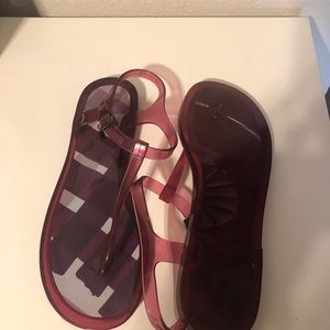 Burberry Jelly Thong Sandals